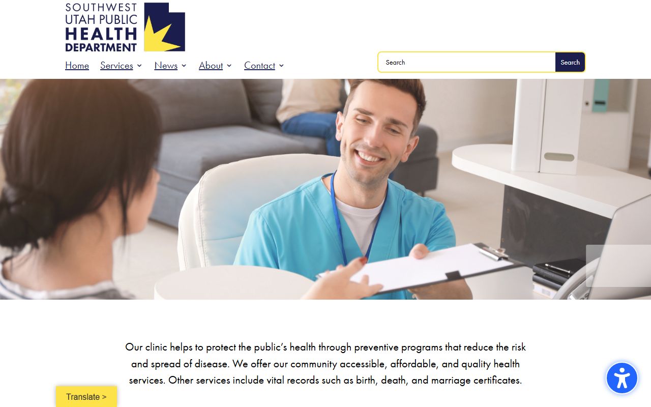 Iron County obituary research at the Southwest Utah Public Health Department in Cedar City