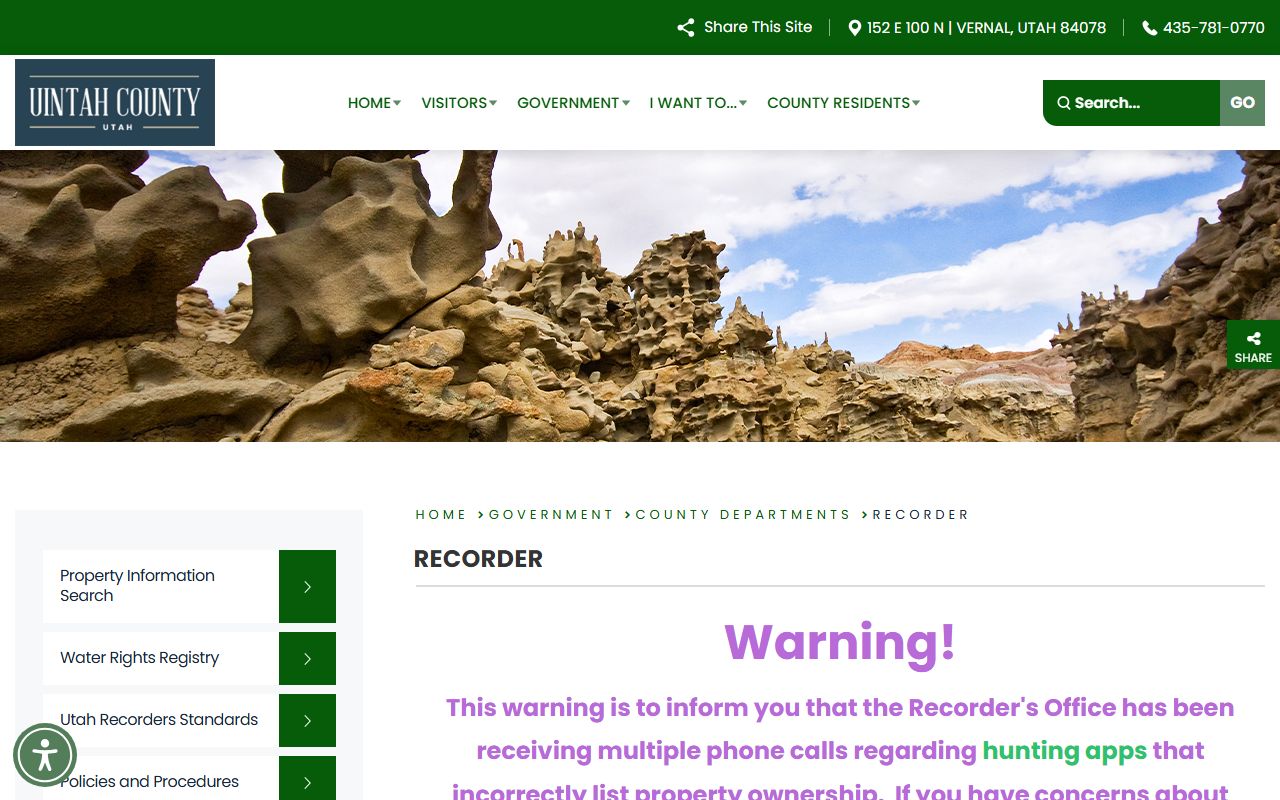 Uintah County obituary research at the Uintah County Clerk office